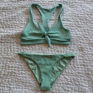 L*SPACE Bikini Tara/Camacho Aqua blue